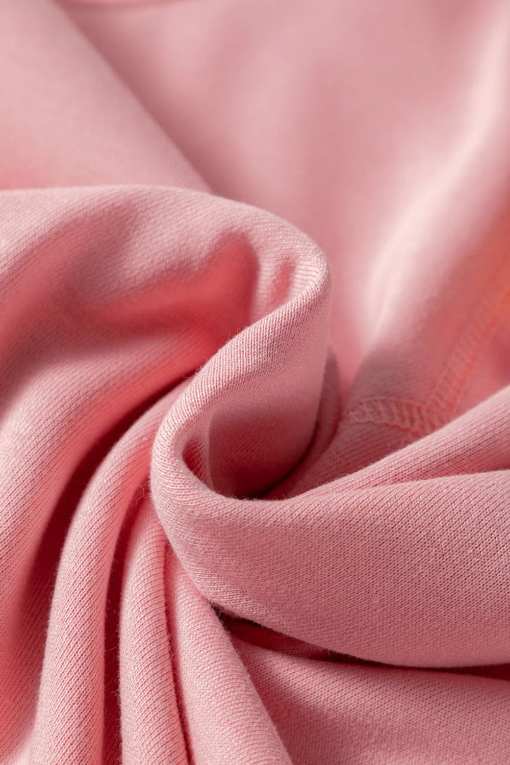 Top, mesh, patchwork, exposed seam, long sleeve, pullover, round neck, ribbed hem, slightly stretchy, close up view