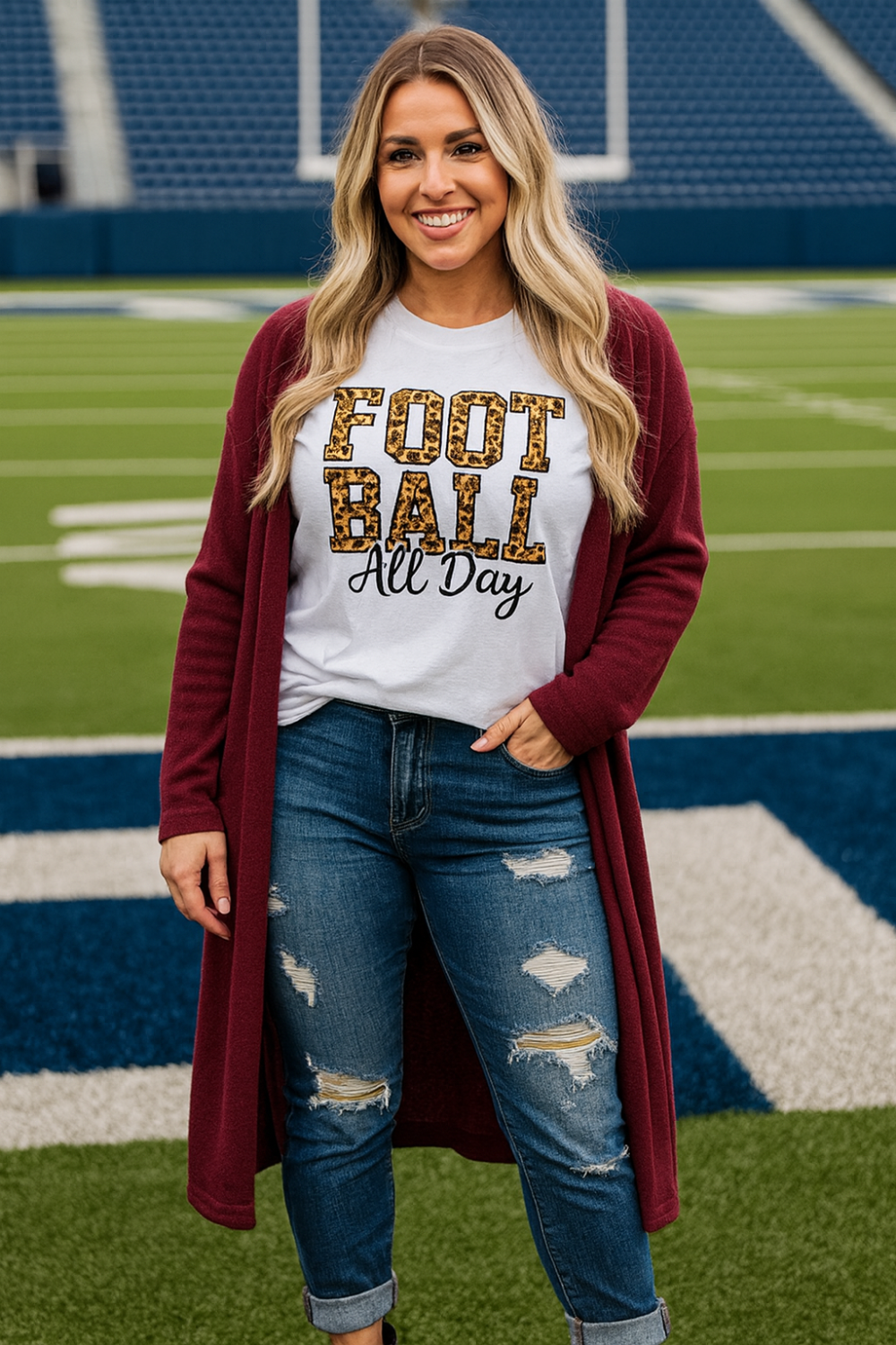 Graphic t-shirt, round neck, short sleeve, slightly stretchy, front view